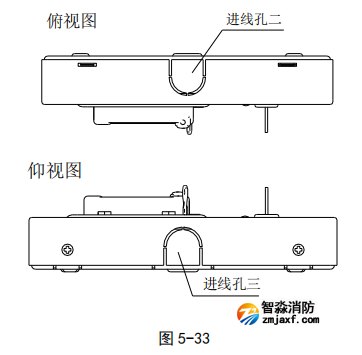 海灣GST-LD-8316型手自動轉換開關俯視圖